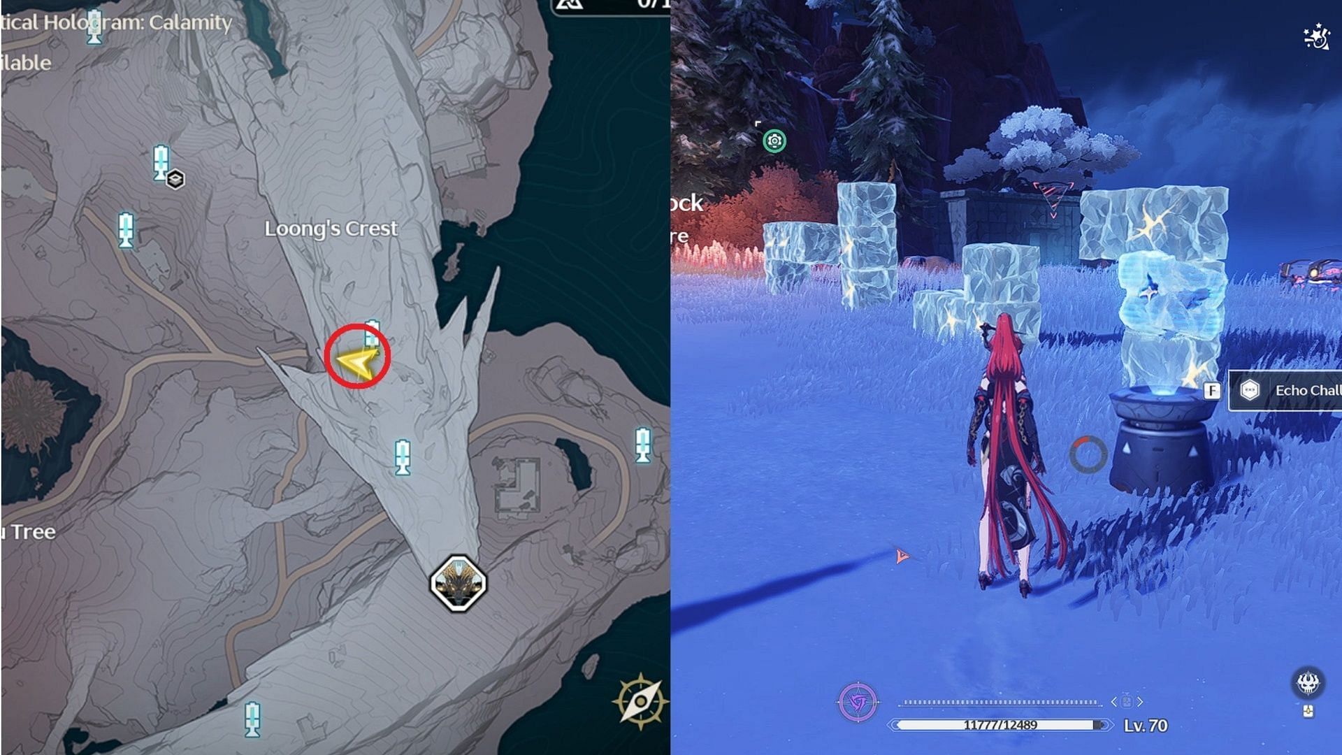 Echo Challenge in Loong's Crest (Image via Kuro Games)